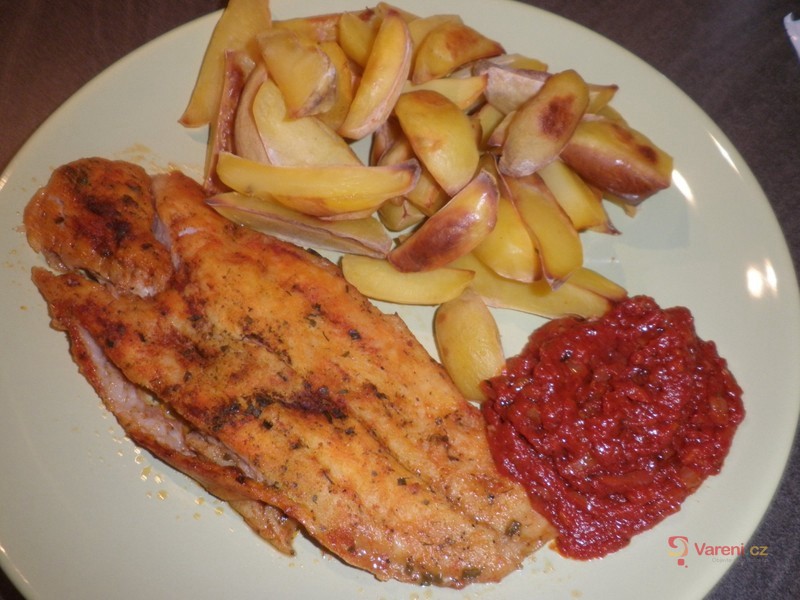 Pečený pangas s červenou čmajdou - fotografie 2