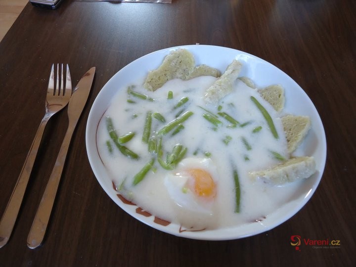 Zelené fazolky na smetaně - fotografie 2