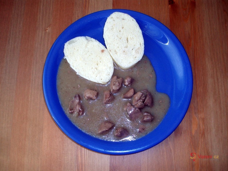 Krémová játrová omáčka - fotografie 2