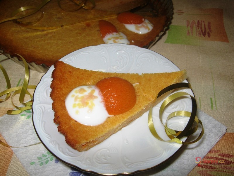 Tvarohový meruňkový koláč