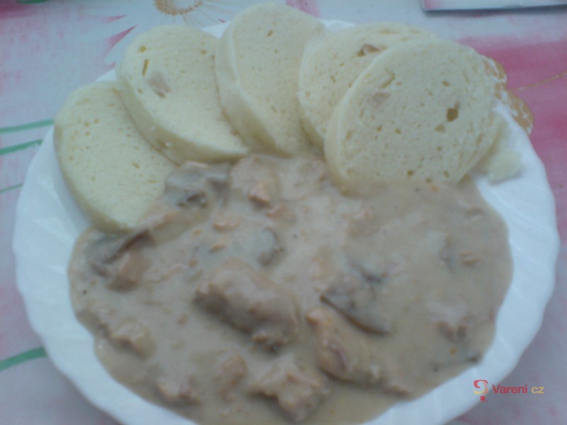 Vepřové maso na žampionech - fotografie 2