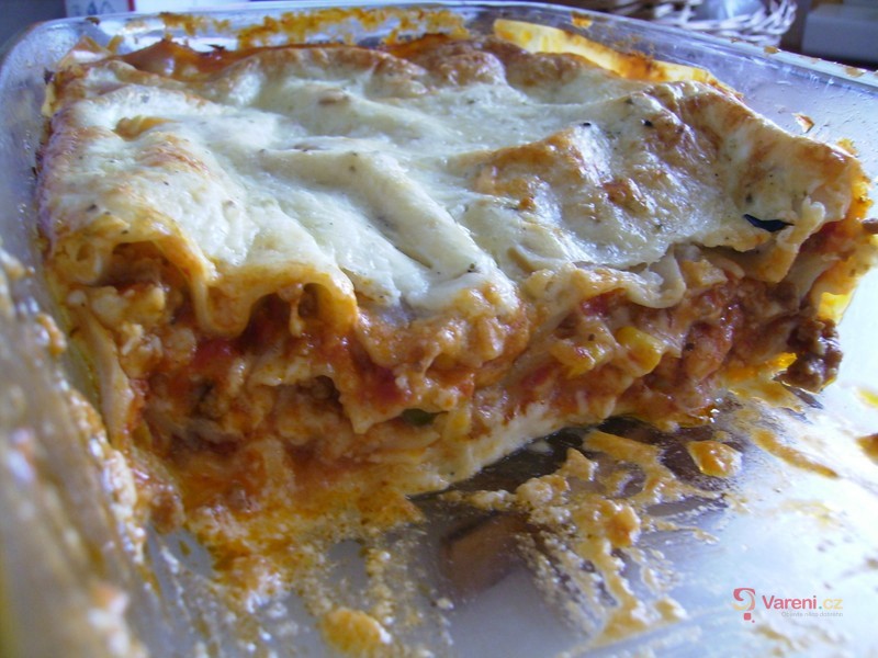 Masové lasagne se zeleninou - fotografie 5