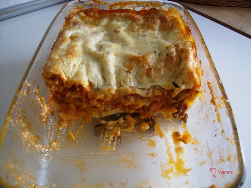 Masové lasagne se zeleninou - fotografie 4
