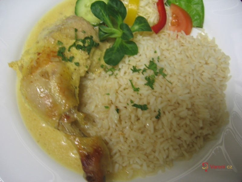 Kuřecí stehna na medu s jogurtem - fotografie 3