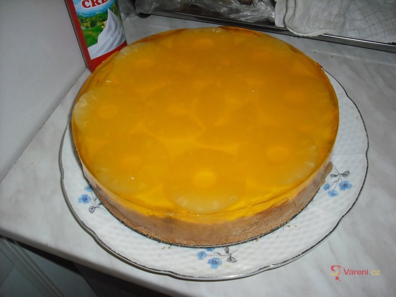 Jahodovo-tvarohový dort - fotografie 4