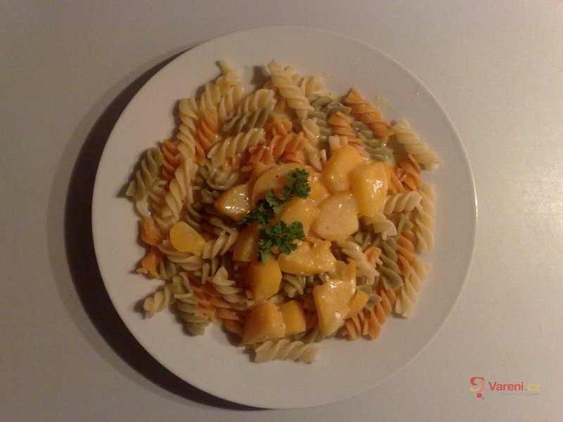 Kokosová omáčka s broskvemi - fotografie 2