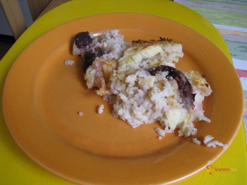 Rýžový nákyp se švestkami - fotografie 2