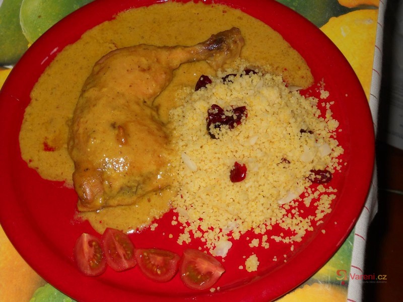 Kuře s medem a kari - fotografie 3