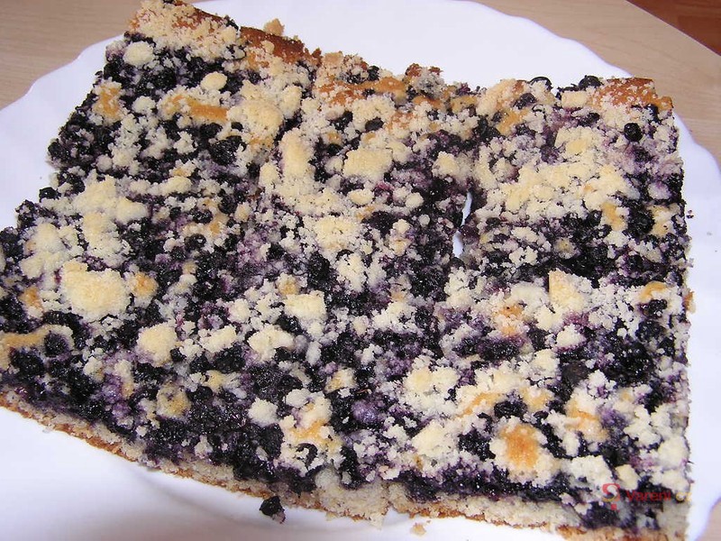 Borůvkový bleskový koláč