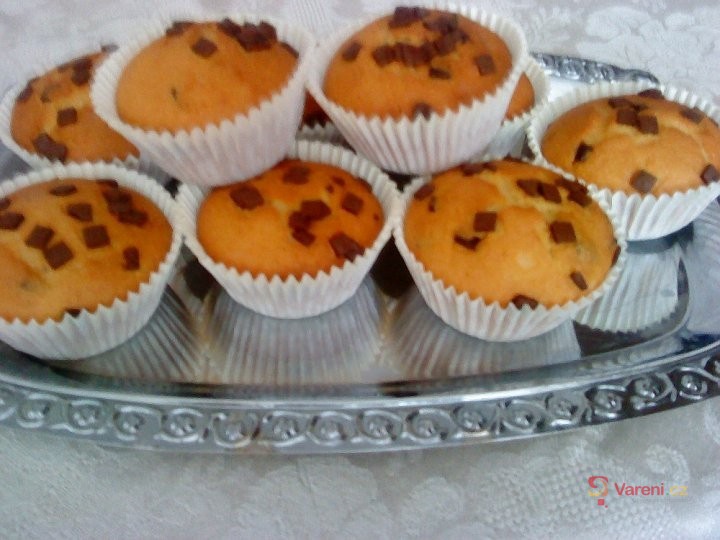 Čokoládové muffins
