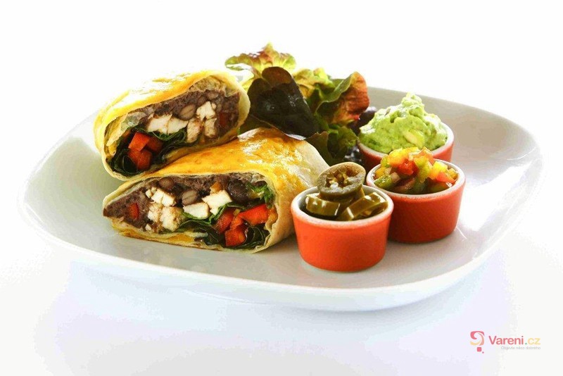 Kuřecí burrito se špenátem - fotografie 2