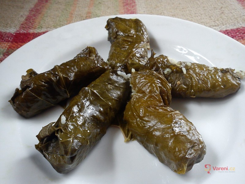 Plněné listy vinné révy - fotografie 2