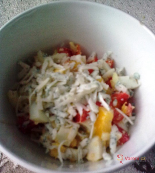 Jednoduchý vajíčkový salát - fotografie 4