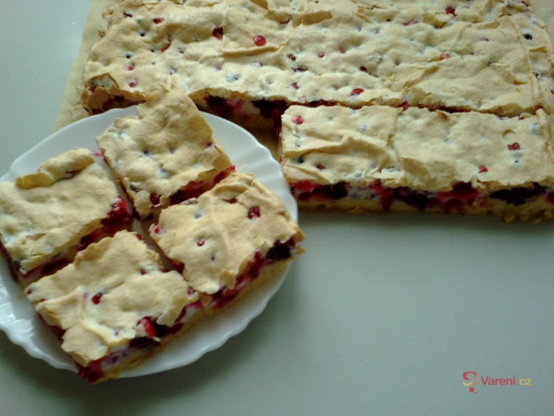 Koláč s rybízovým sněhem - fotografie 2