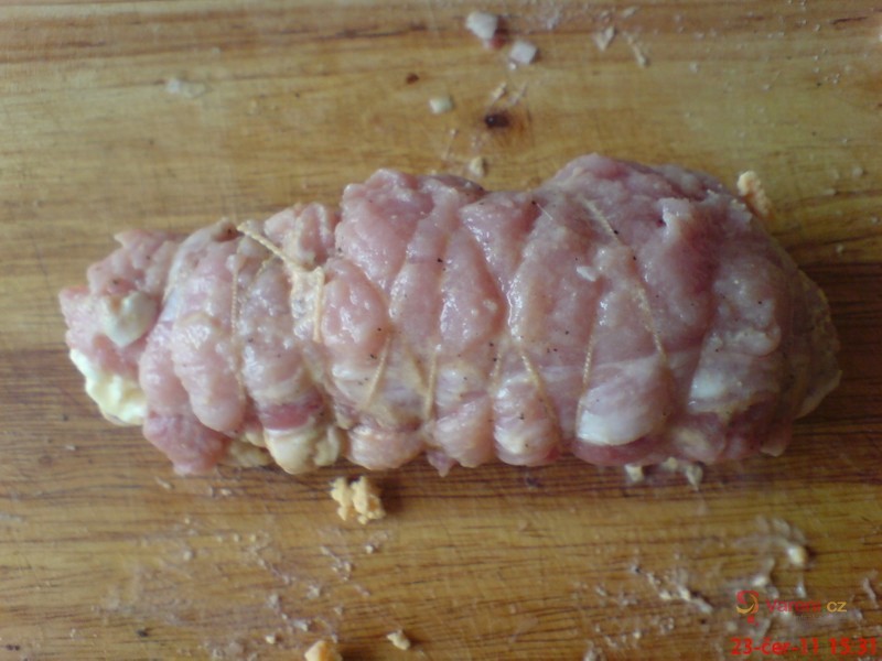 Vepřový ptáček se slaninou - fotografie 3