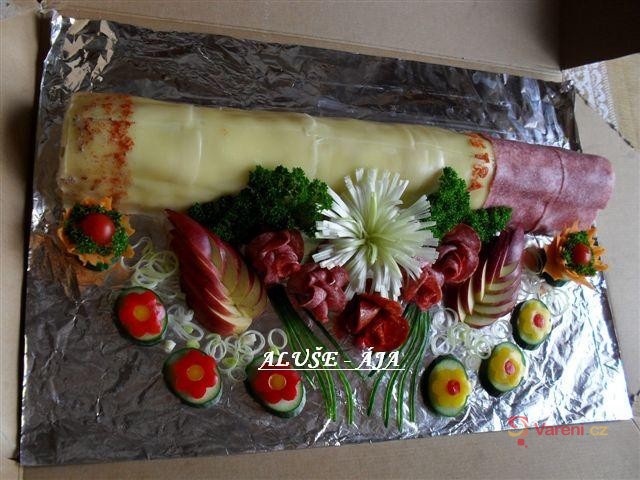 Slaný dort cigareta - fotografie 2