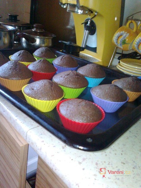 Kakaovo-banánové muffiny - fotografie 3