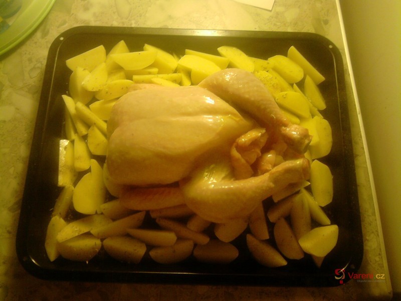 Pečené kuře opravdu po řecku - fotografie 3