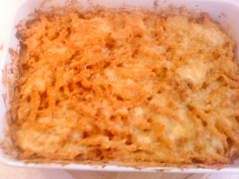 Zapečené těstoviny s mletým masem - fotografie 2