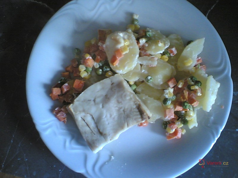 Zapečené rybí filé s brambory - fotografie 2