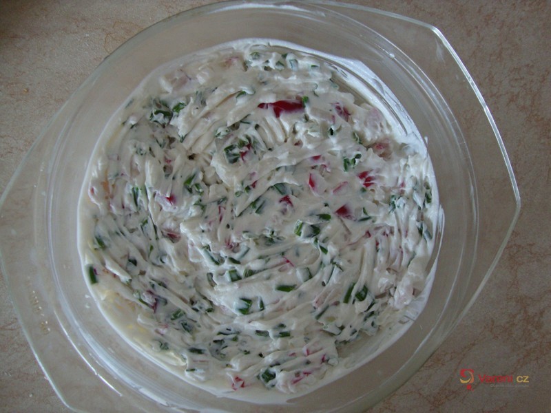 Ředkvičková pomazánka s pažitkou - fotografie 2