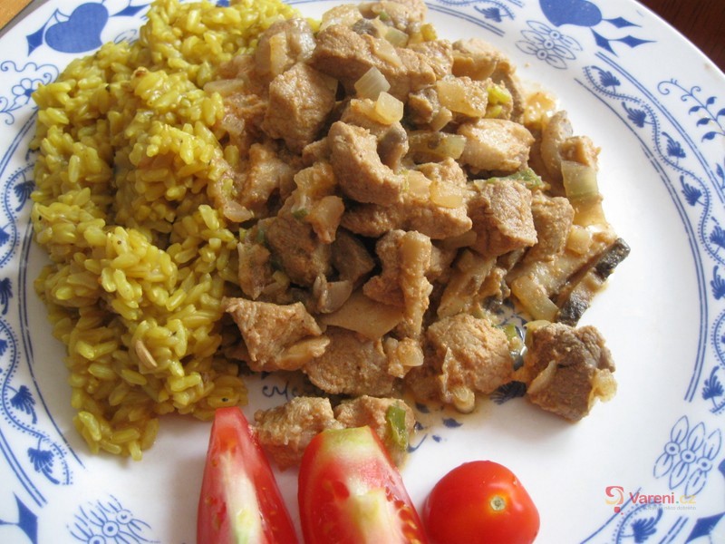 Vepřové kostky na hořčici - fotografie 4