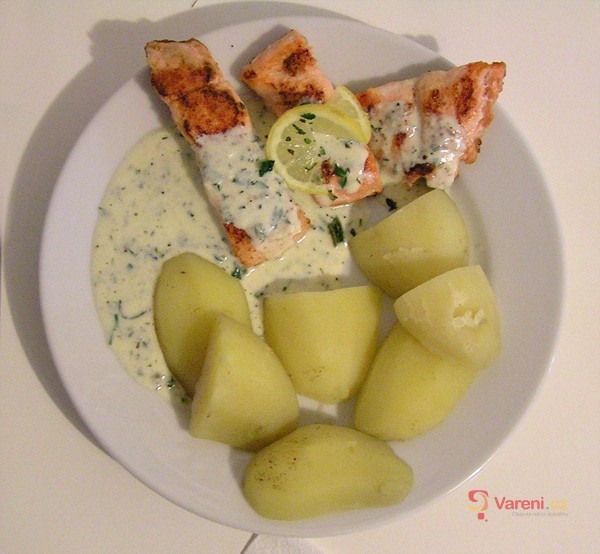 Losos s bylinkovou omáčkou - fotografie 3