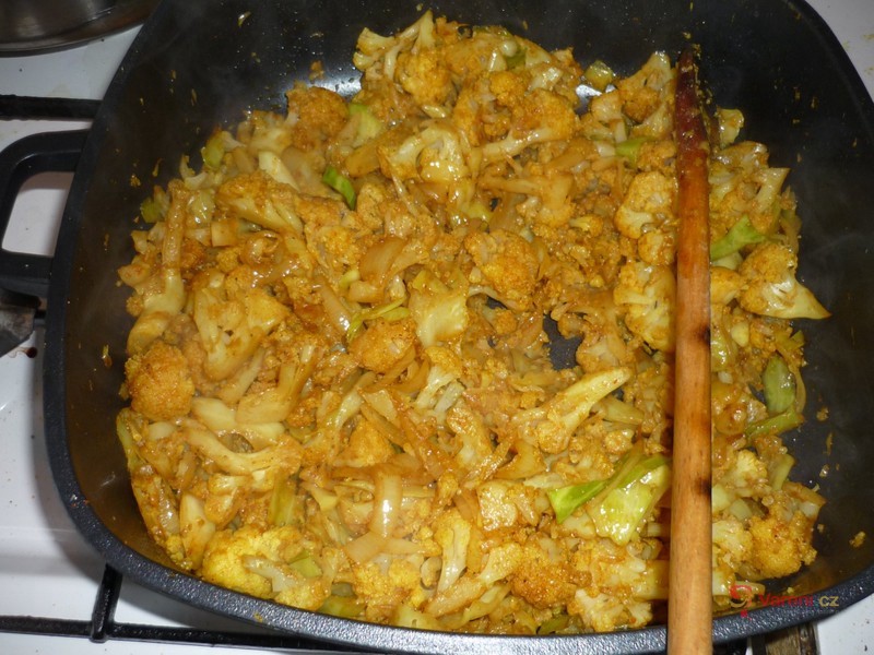 Květák se zelím na čínský způsob - fotografie 3