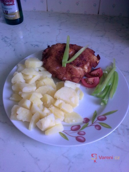 Kuřecí kapsa se šunkou a zeleninou - fotografie 3