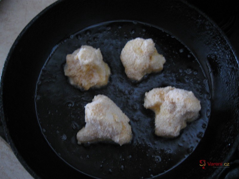 Předpařený smažený květák - fotografie 5