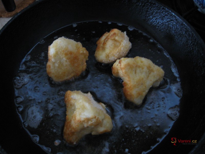 Předpařený smažený květák - fotografie 4