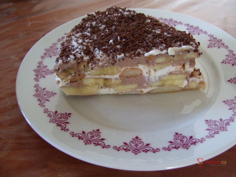 Smetanový dort s banány - fotografie 4