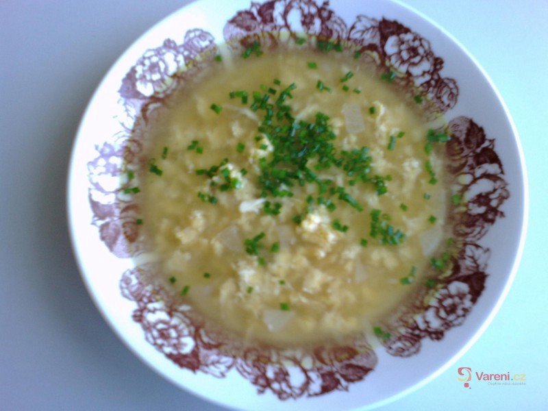 Ředkvičková polévka s vejci - fotografie 2