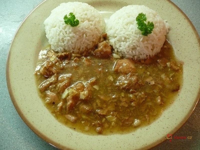 Vepřové kostky na česneku - fotografie 3