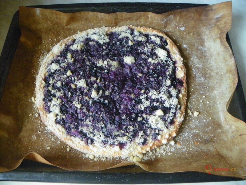Kynutý borůvkový koláč - fotografie 3