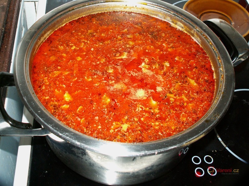 "Dršťková" polévka z hlívy - fotografie 5