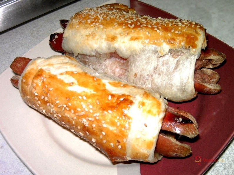 Vídeňské párky v listovém těstě - fotografie 2