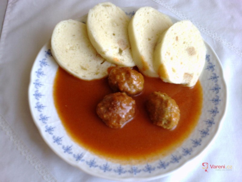 Masové kuličky v rajské omáčce - fotografie 4