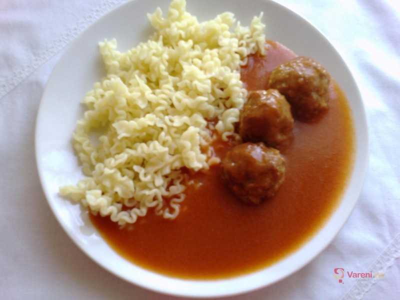 Masové kuličky v rajské omáčce - fotografie 3