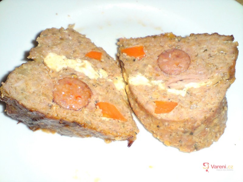 Plněná sekaná z mletého masa - fotografie 3