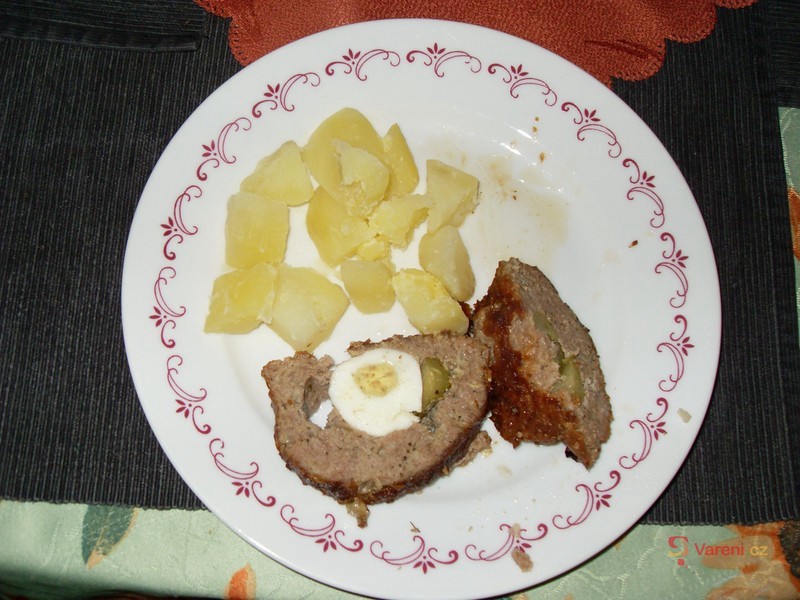Okatá sekaná s vejcem - fotografie 3