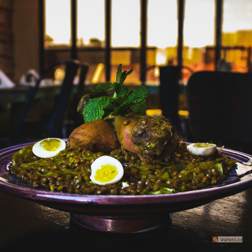 Čočka se slaninou a zeleninou