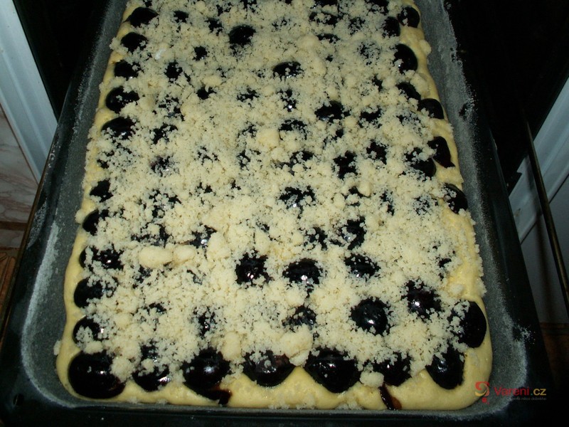 Český švestkový koláč s drobenkou - fotografie 3