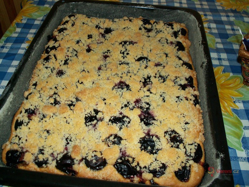 Český švestkový koláč s drobenkou - fotografie 4