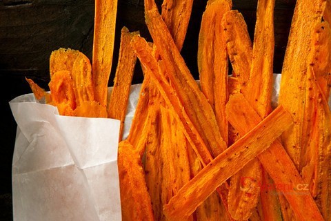 Pečené mrkvové chipsy