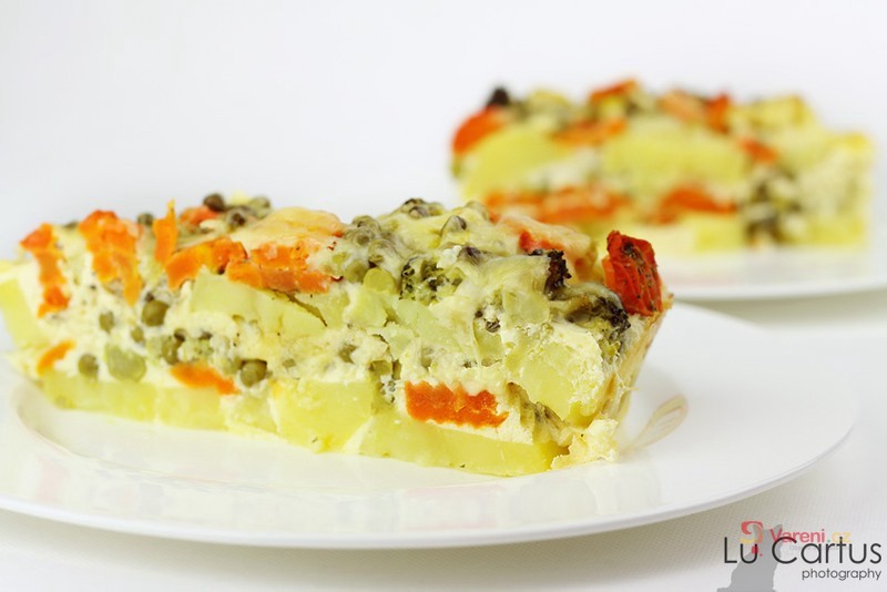 Zapečené brambory s brokolicí - fotografie 2