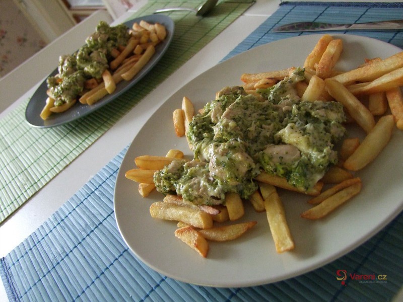 Kuřecí s nivou a brokolicí - fotografie 2