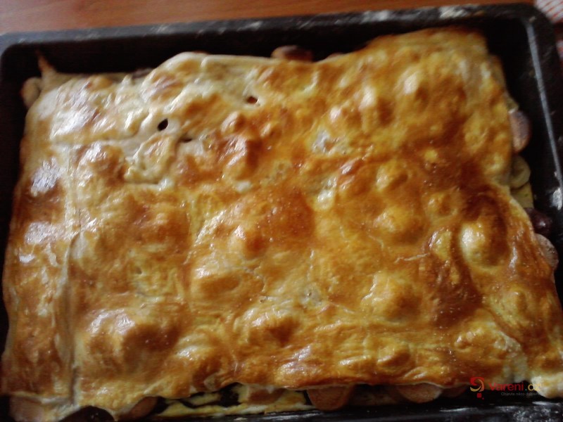 Listový koláč s ovocem - fotografie 2