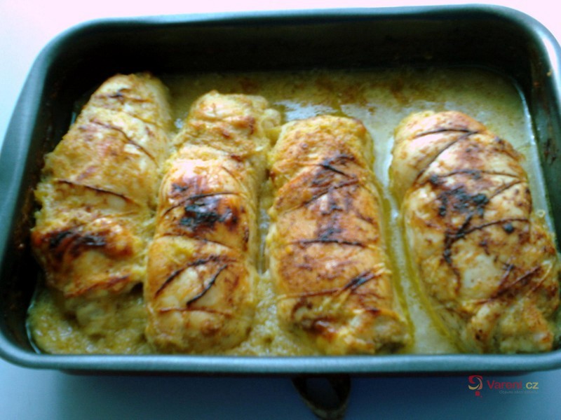 Zapečená kuřecí rolka - fotografie 2