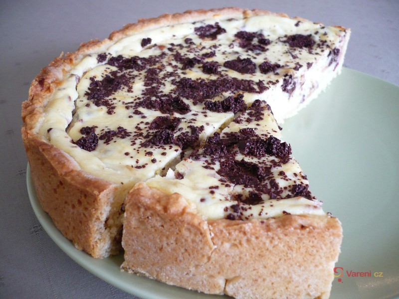 Křehký koláč s tvarohovou náplní - fotografie 2